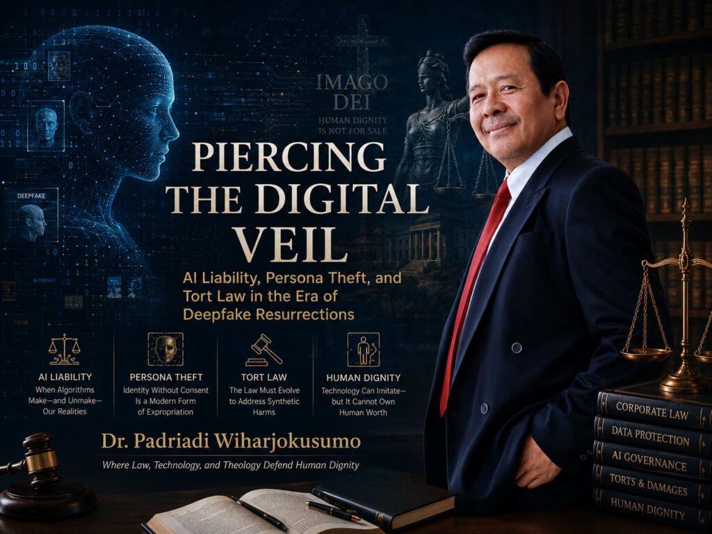 Deepfake resurrection and AI liability in Indonesia involving persona theft, tort law, and human dignity