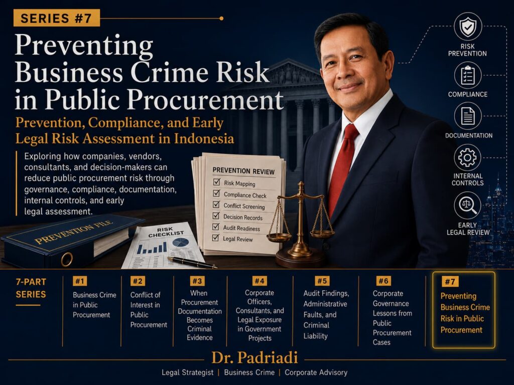 Preventing Business Crime Risk in Public Procurement